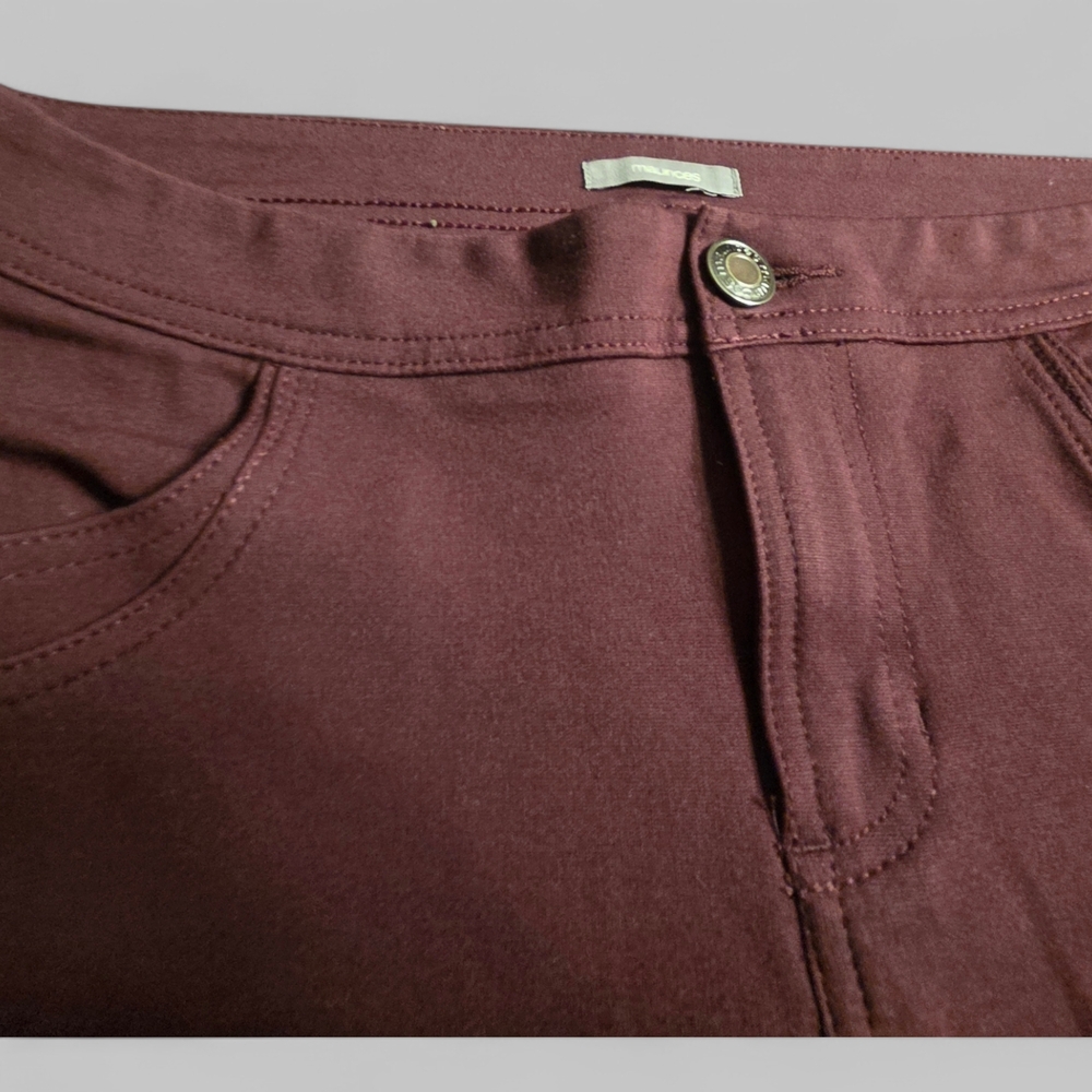 Maurices Burgundy Skinny Pants - Picture 8 of 8